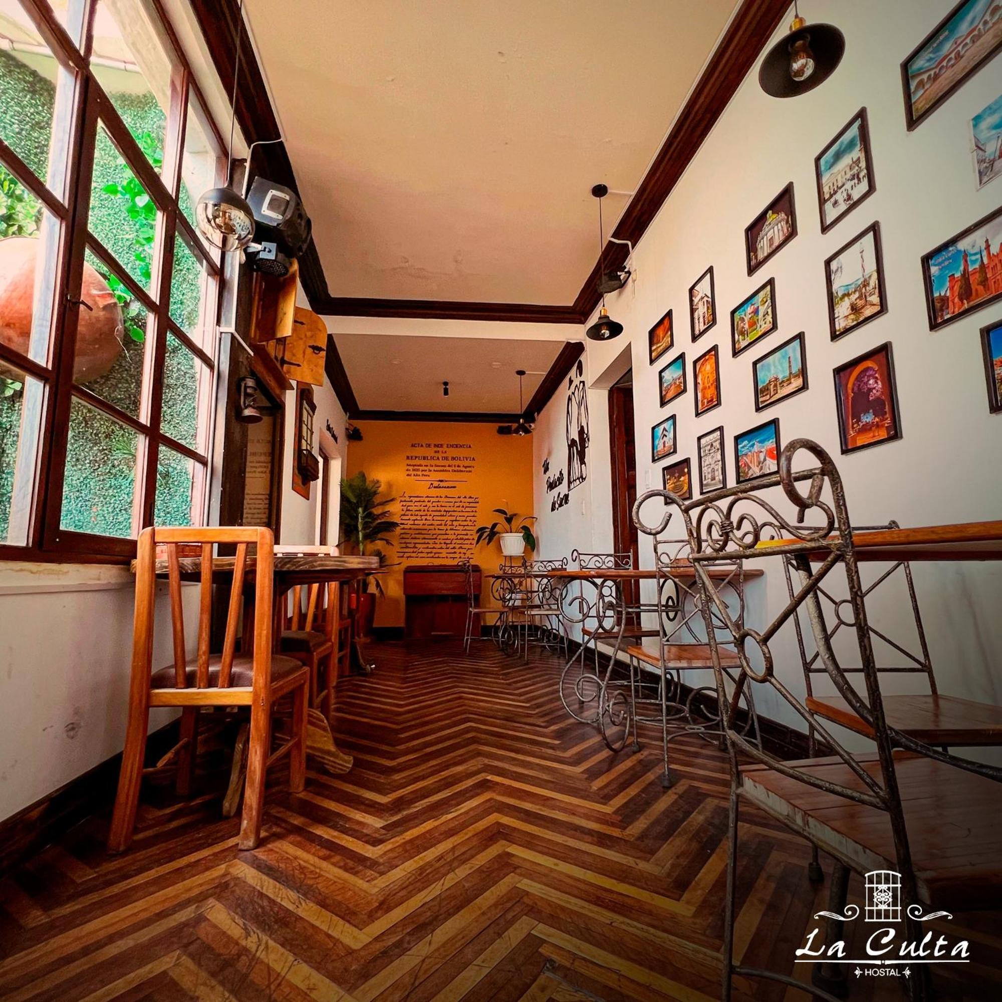 La Culta Centro Cultural Y Hostal Sucre Buitenkant foto